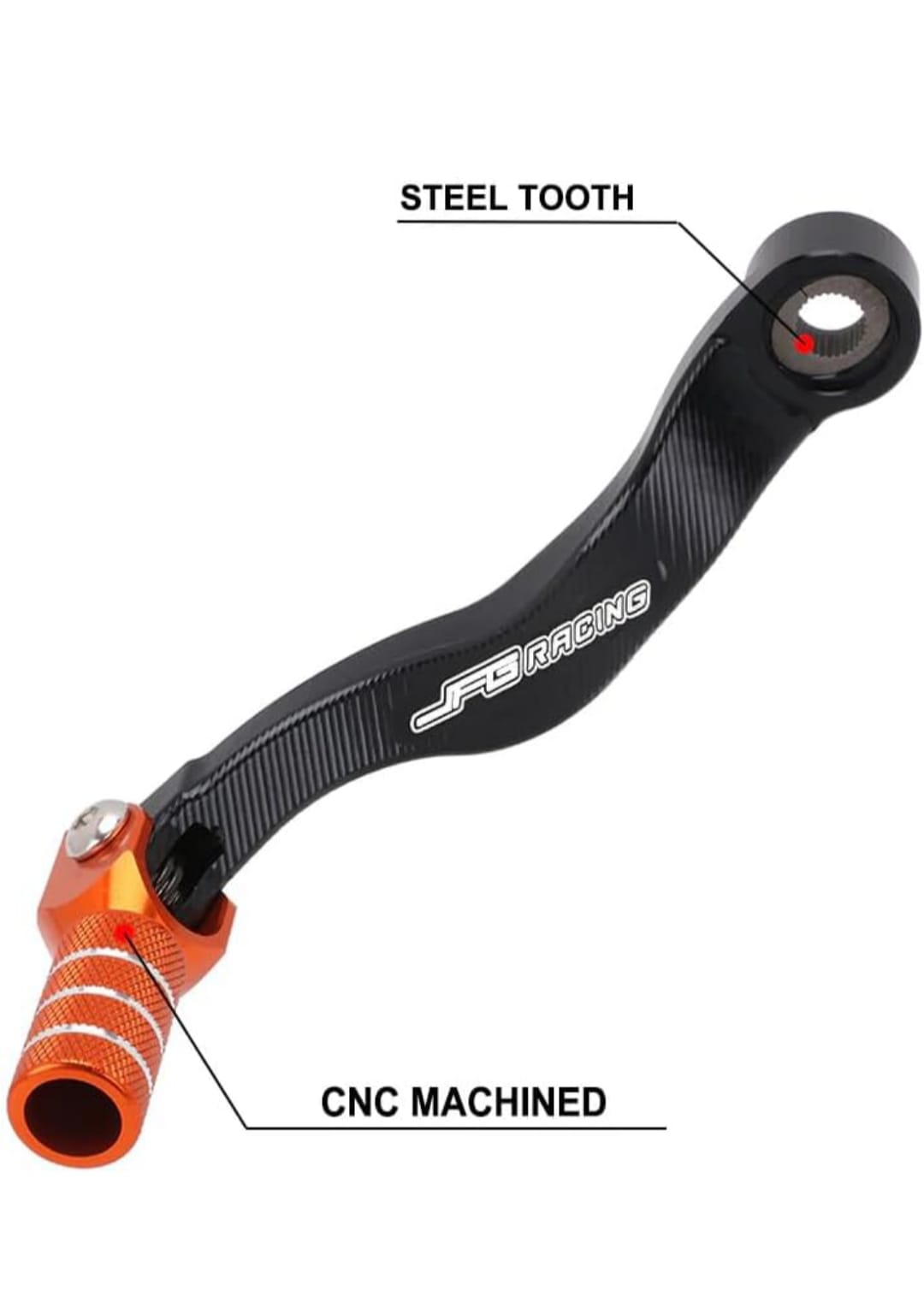 Palanca de cambios naranja