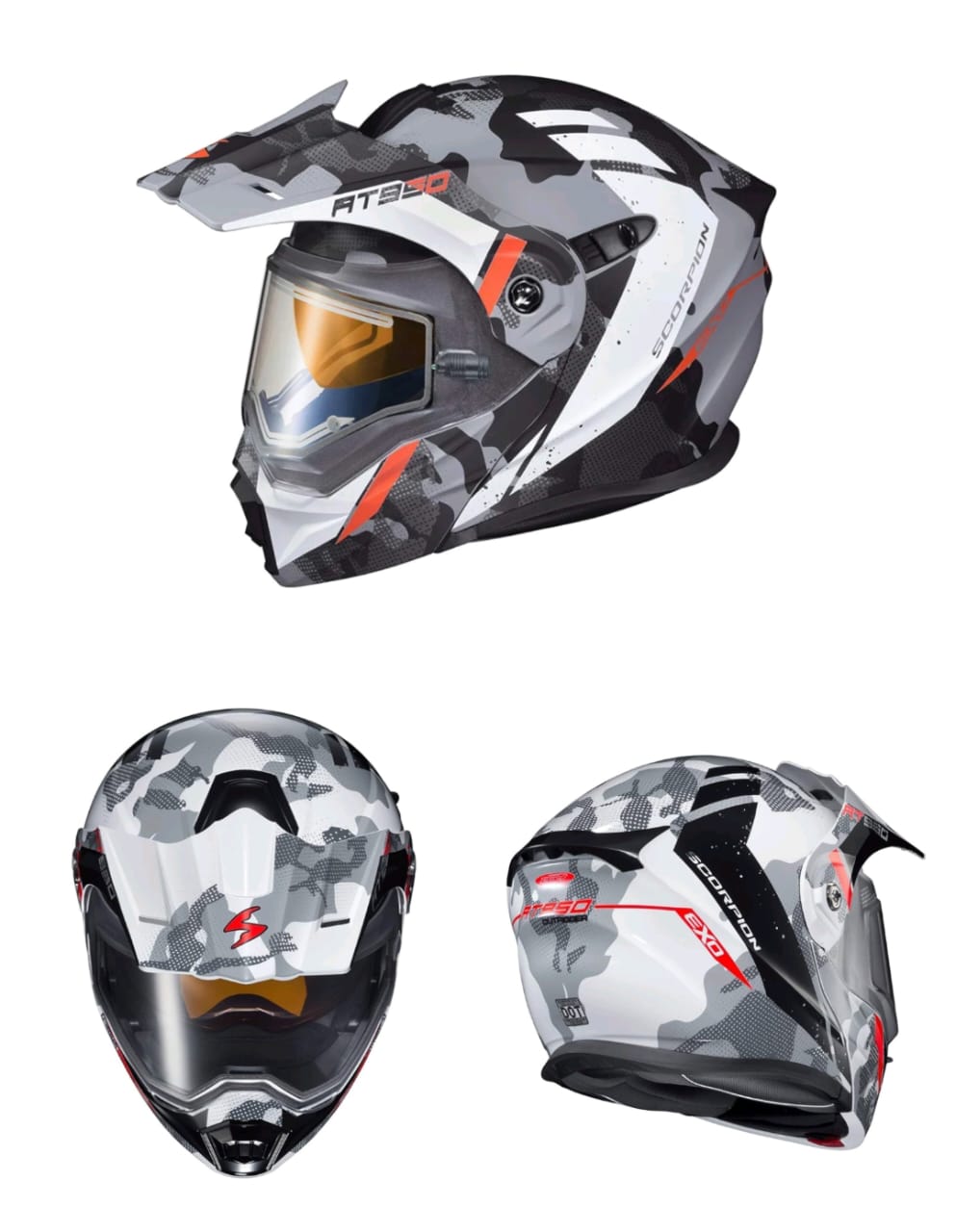 Casco Abatible Scorpion AT950 Talla S