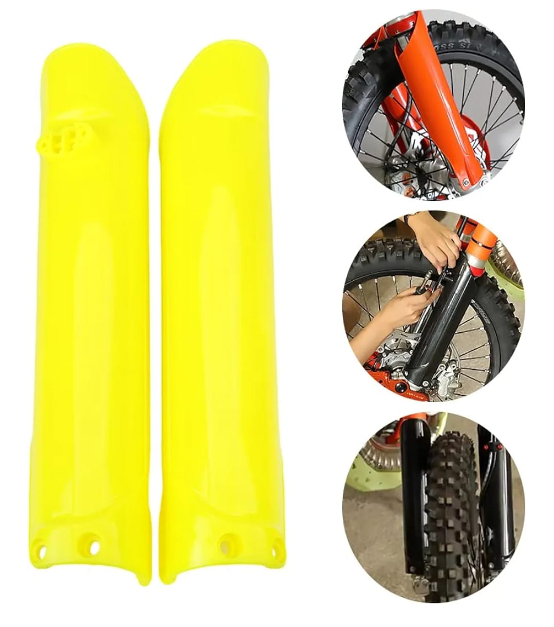 Protectores de suspensión delantera Amarillas