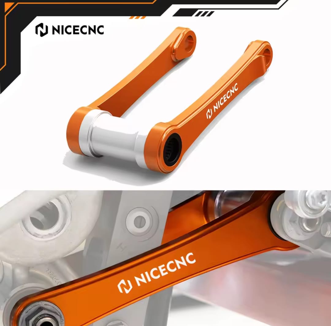 Bieleta descenso de suspensión naranja