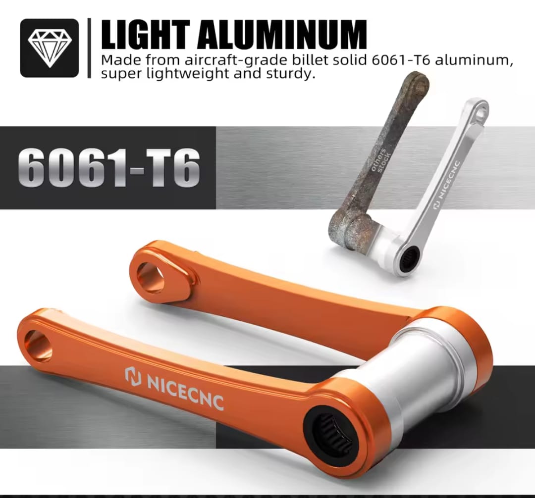 Bieleta descenso de suspensión negra