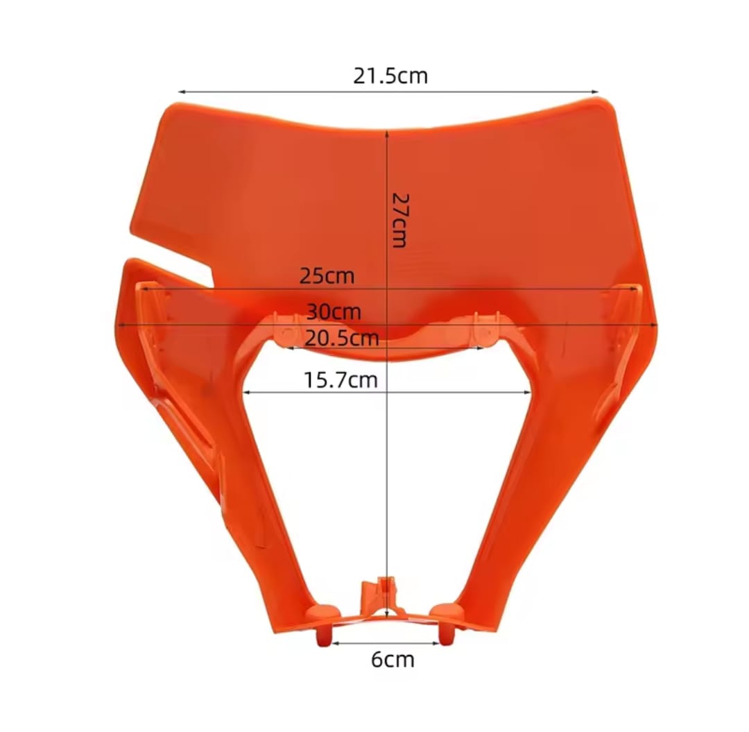 Mascarilla de faro naranja