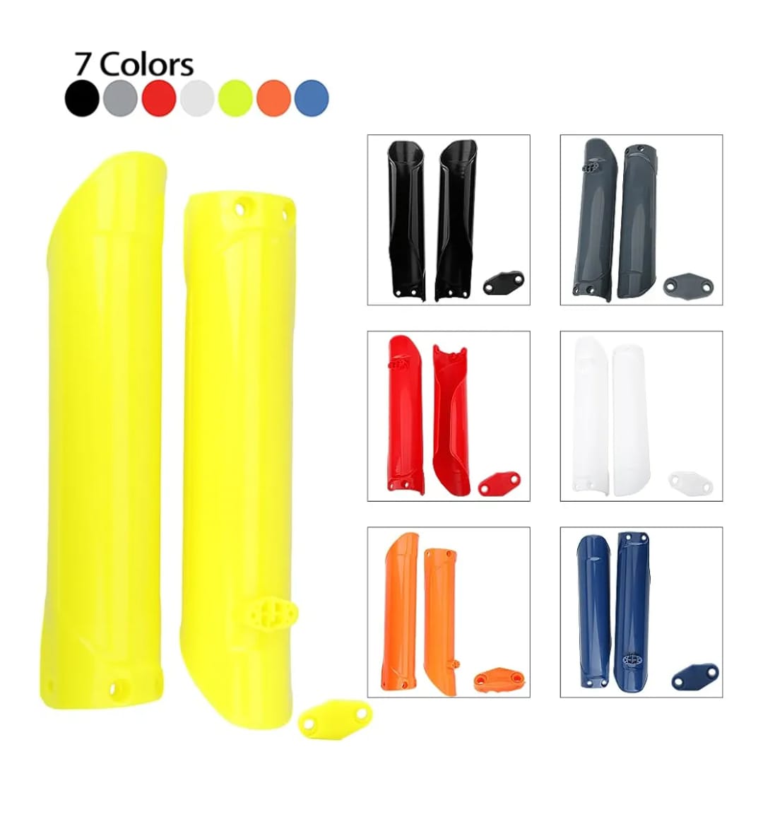 Protectores de suspensión delantera Amarillas