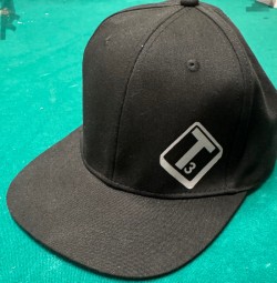 Black T3 Baseball Cap