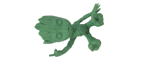 I am Groot flipping the bird 