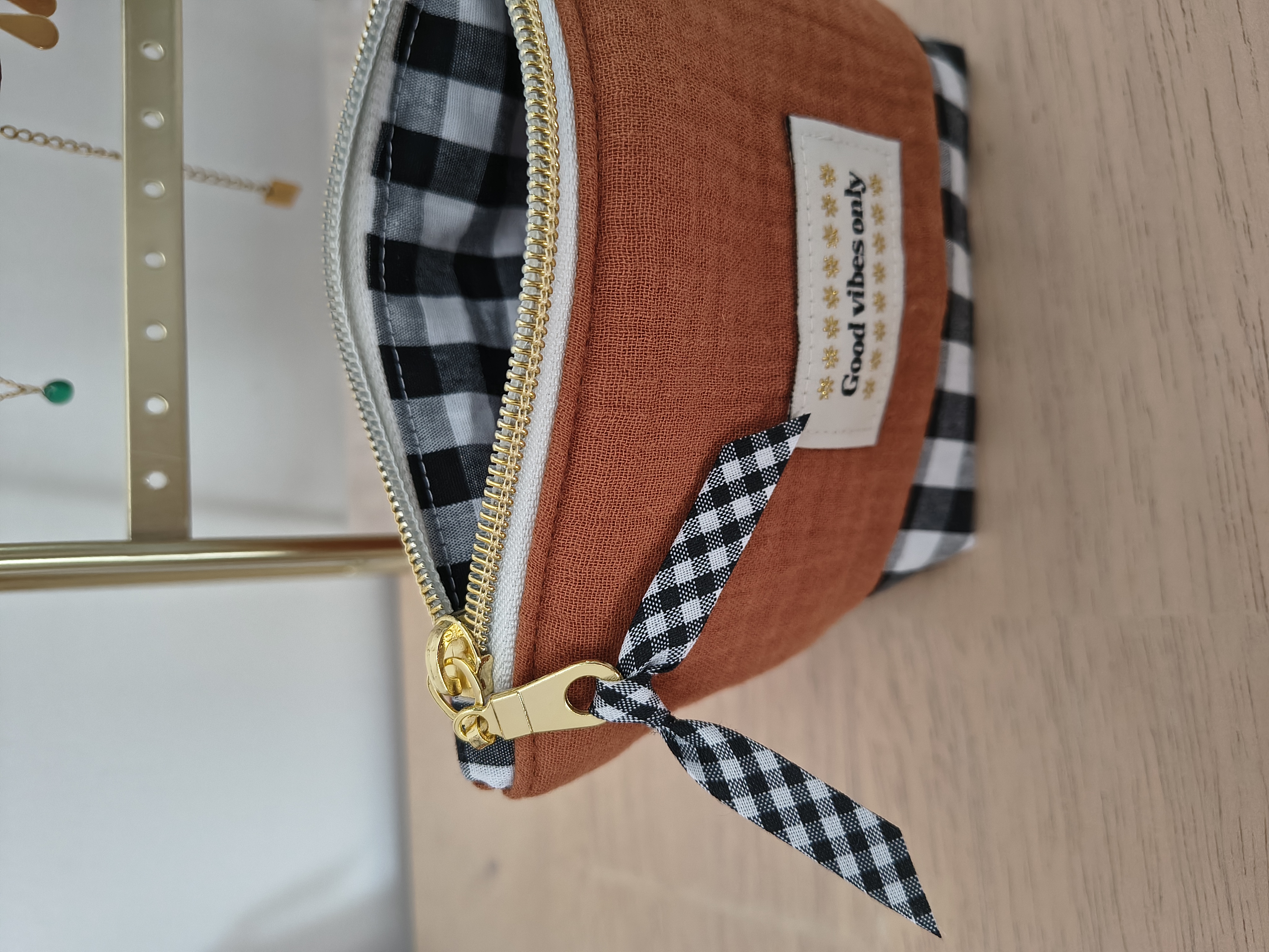 Mini trousse double gaze