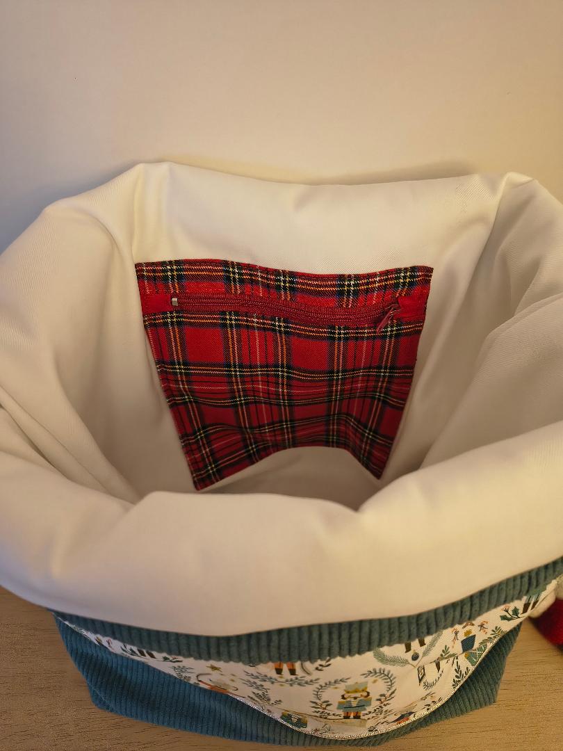 Sac à projet maxi casse-noisette vert