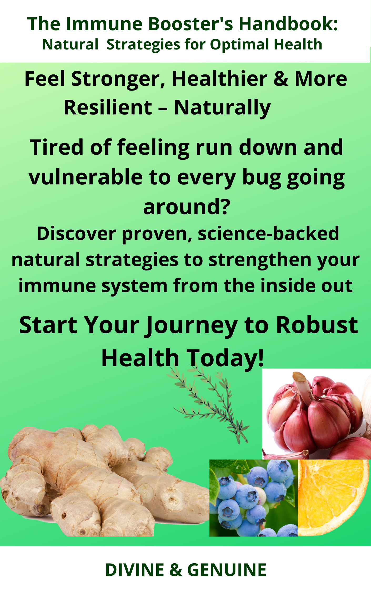 The Immune Booster's Handbook: Natural Strategies for Optimal Health
