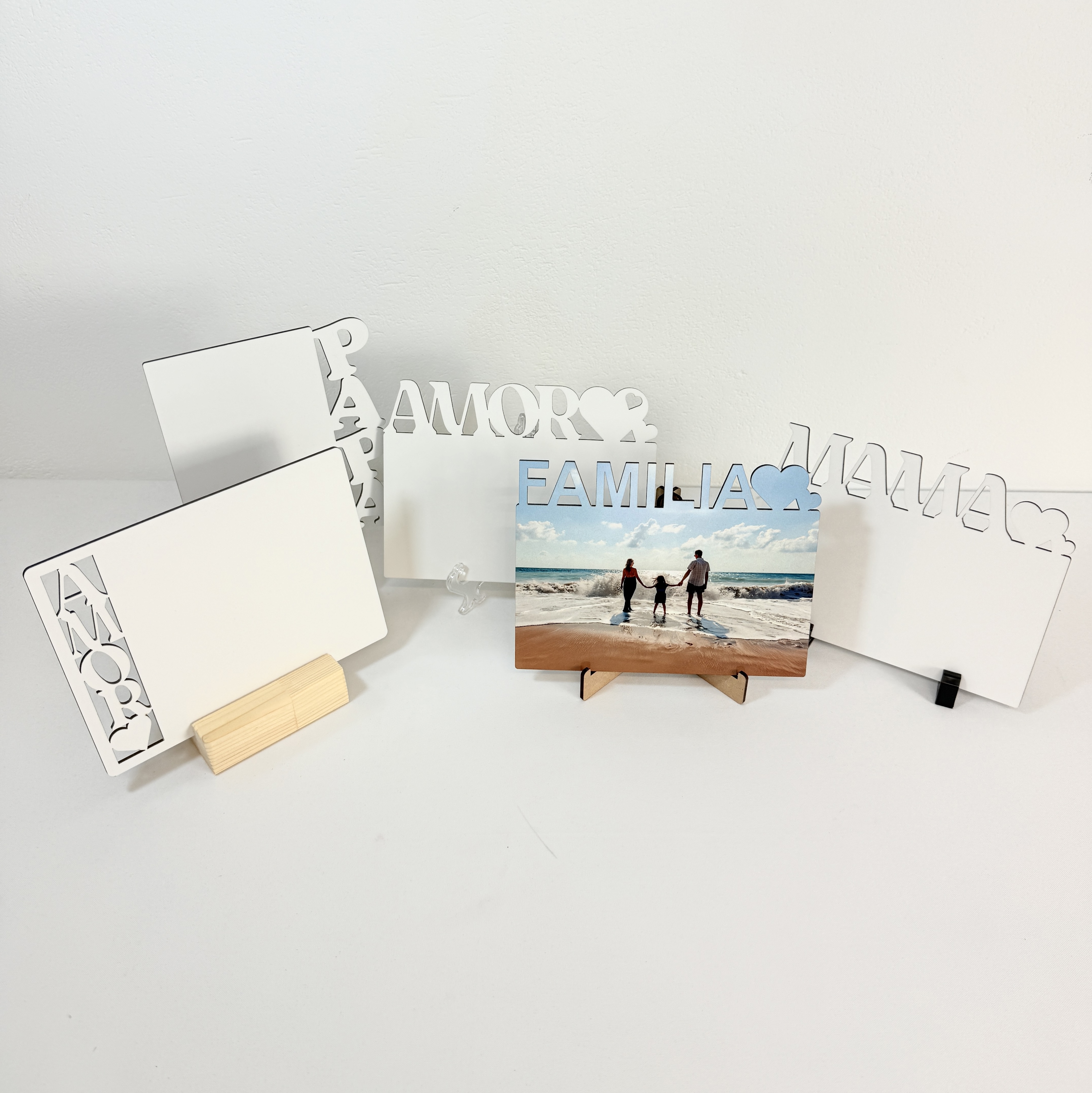 Fotopanel de madera con palabra