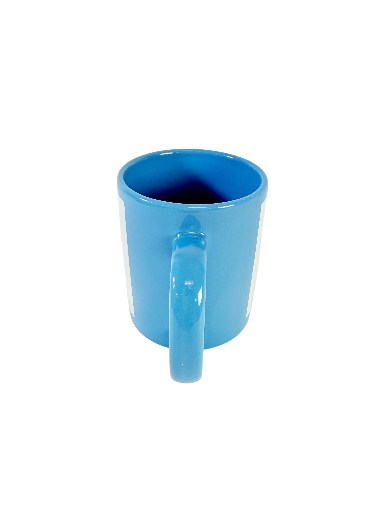 Taza de color con recuadro personalizable