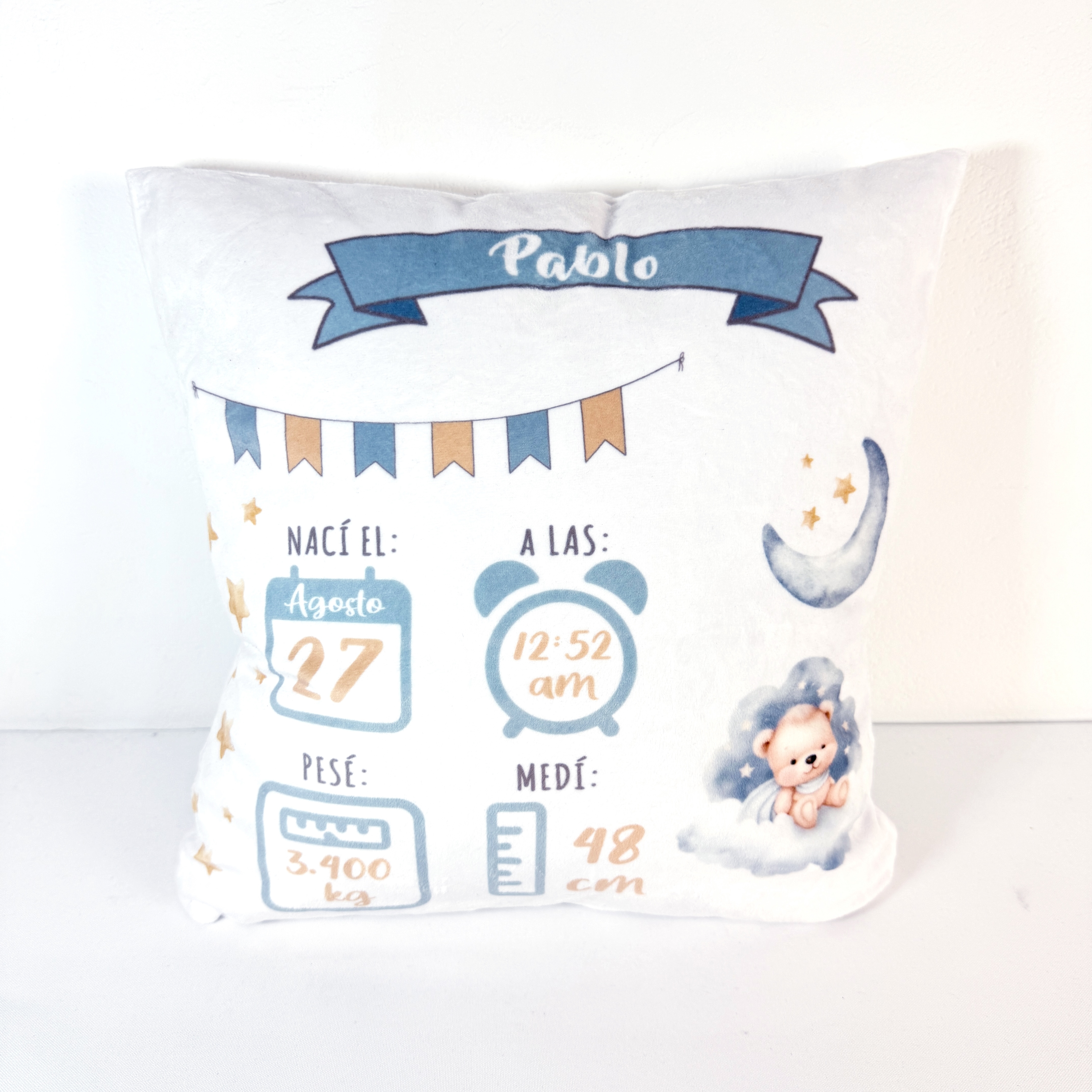 Cojín felpa personalizable