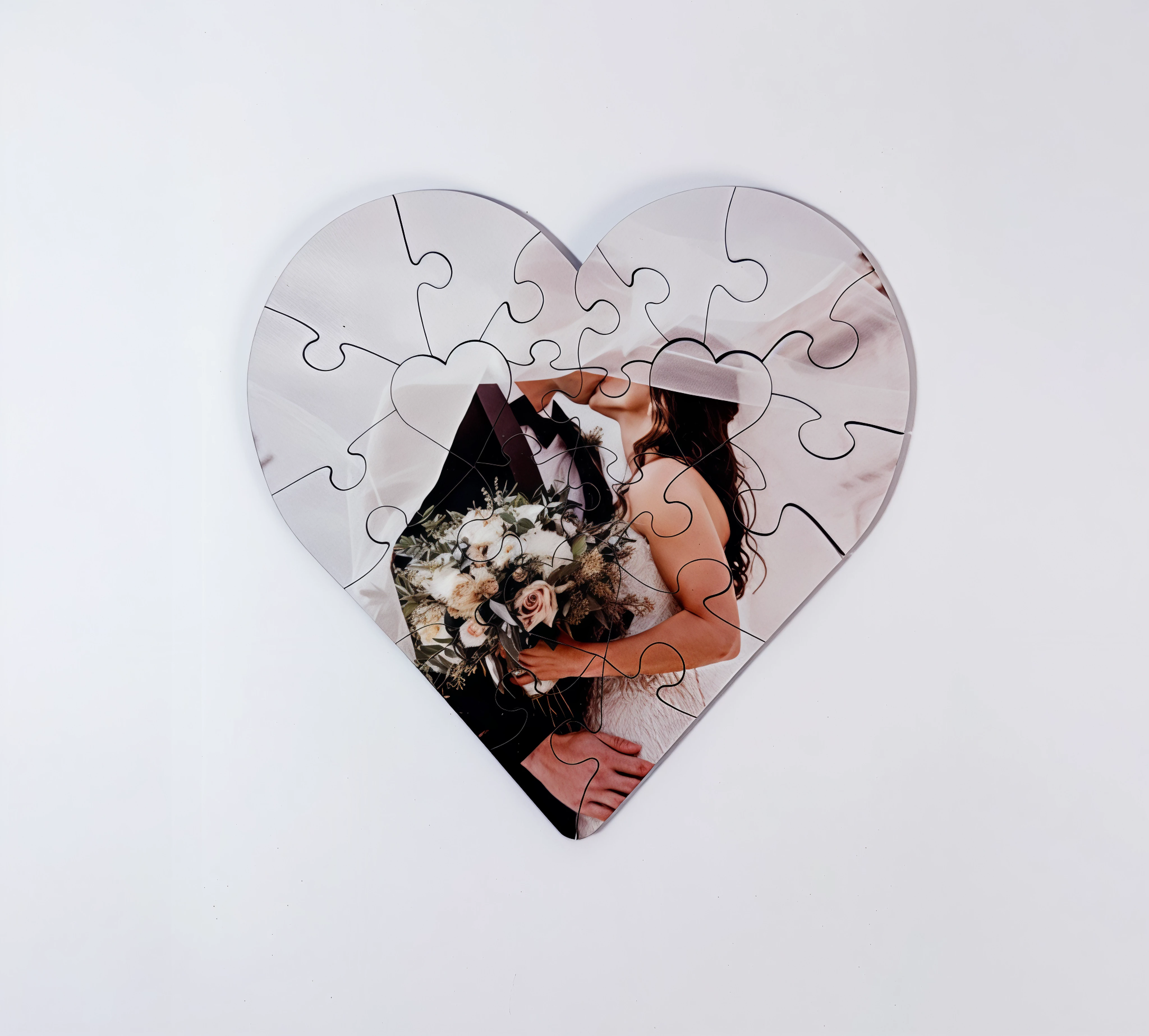 Puzzle en forma de corazón