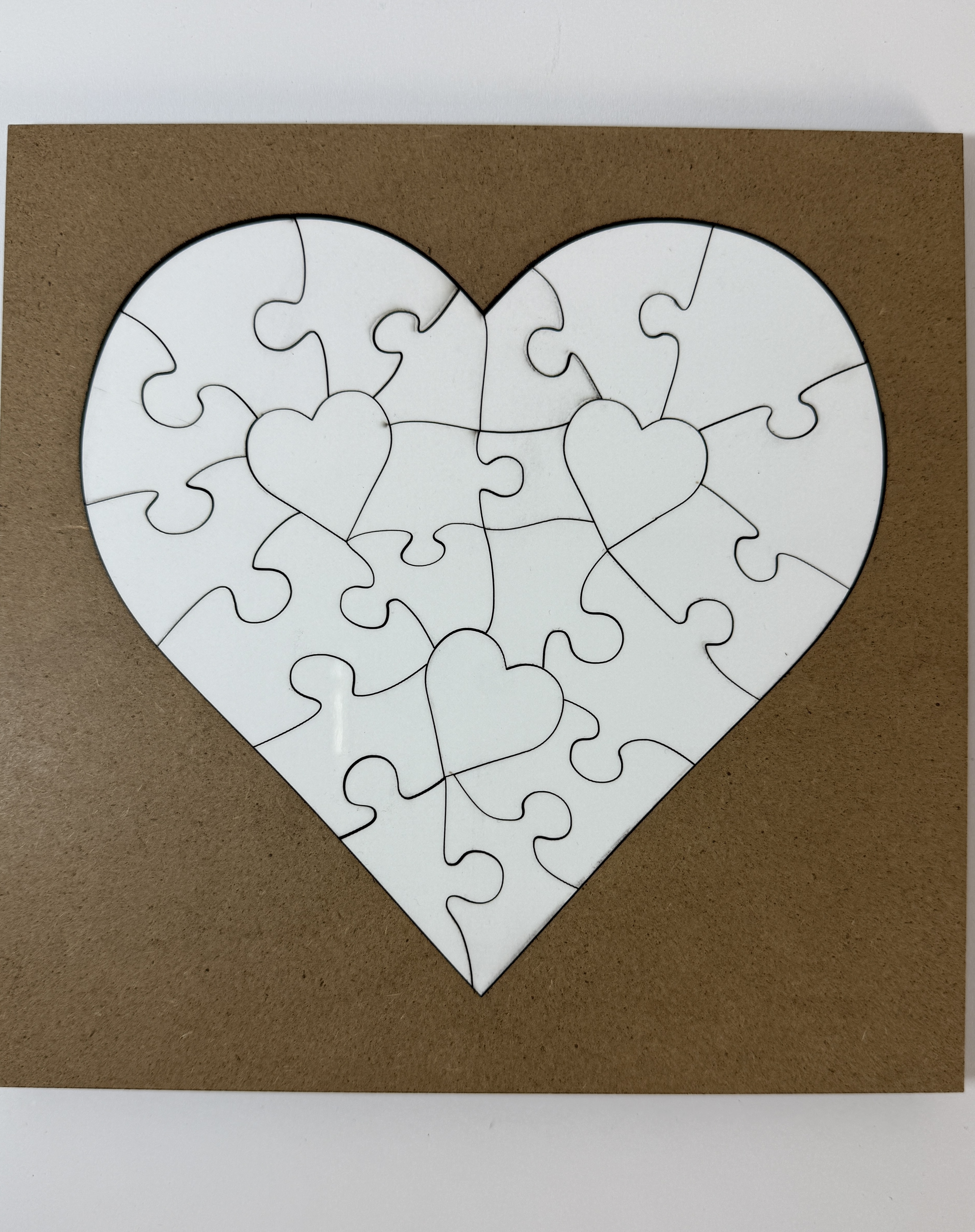 Puzzle en forma de corazón