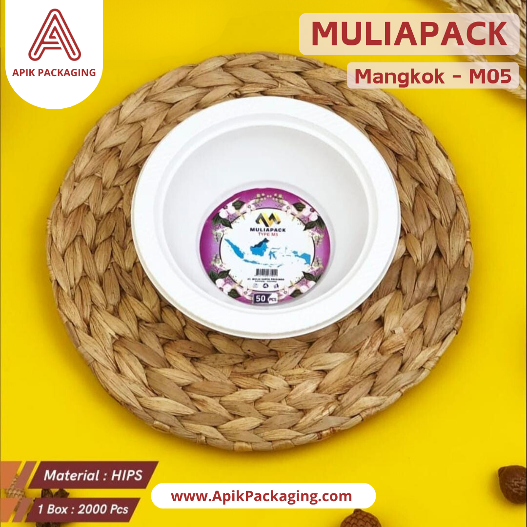 Muliapack - Mangkok Plastik HIPS