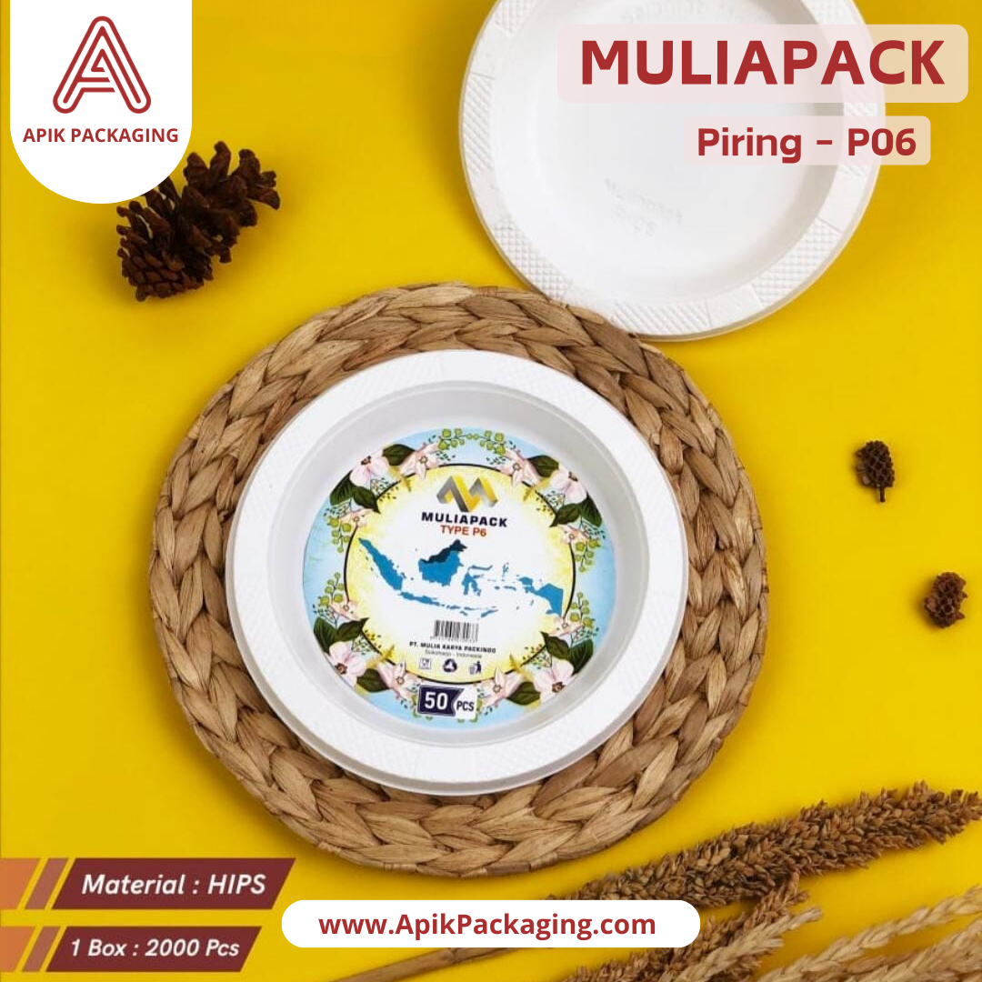 Muliapack - Piring Plastik HIPS