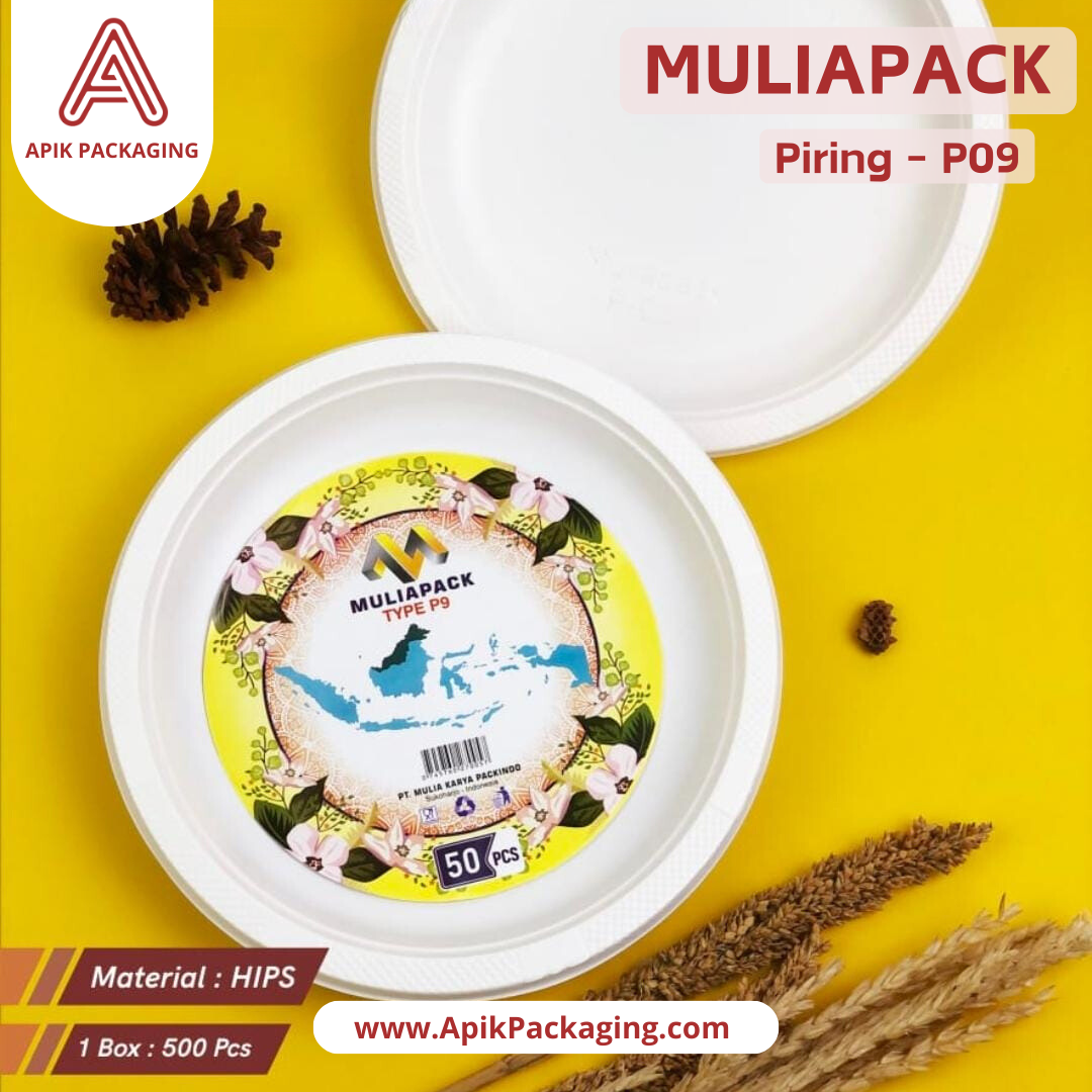 Muliapack - Piring Plastik HIPS