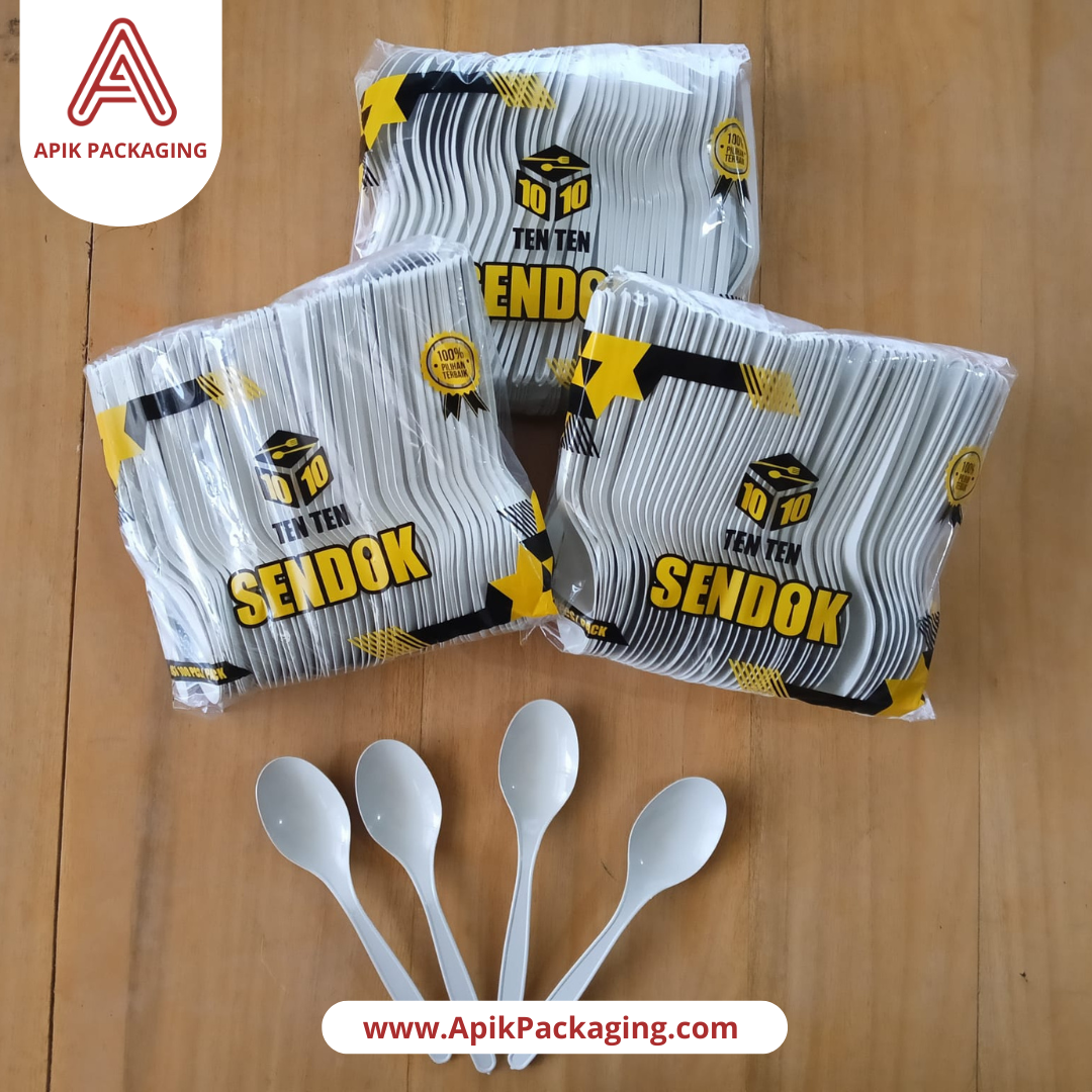Sendok Soup Putih - Tenten