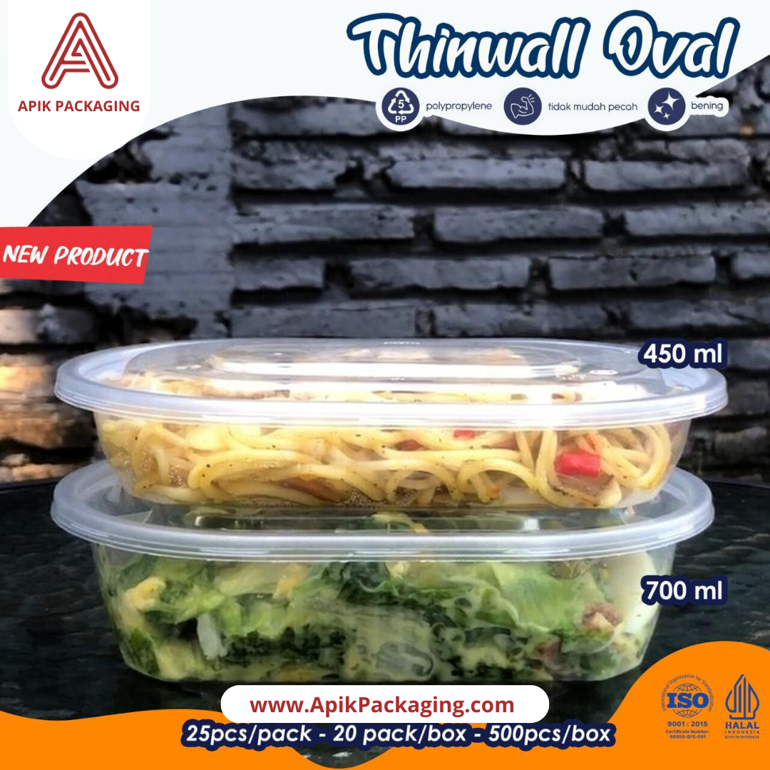 Thinwall Oval 450-700ML