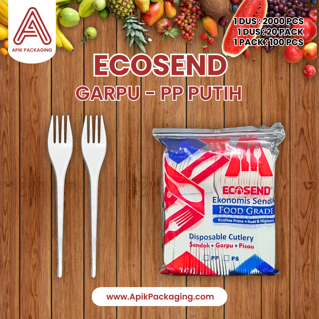 Garpu Plastik Ecosend