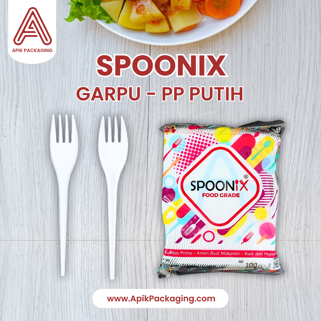 Garpu Plastik Spoonix