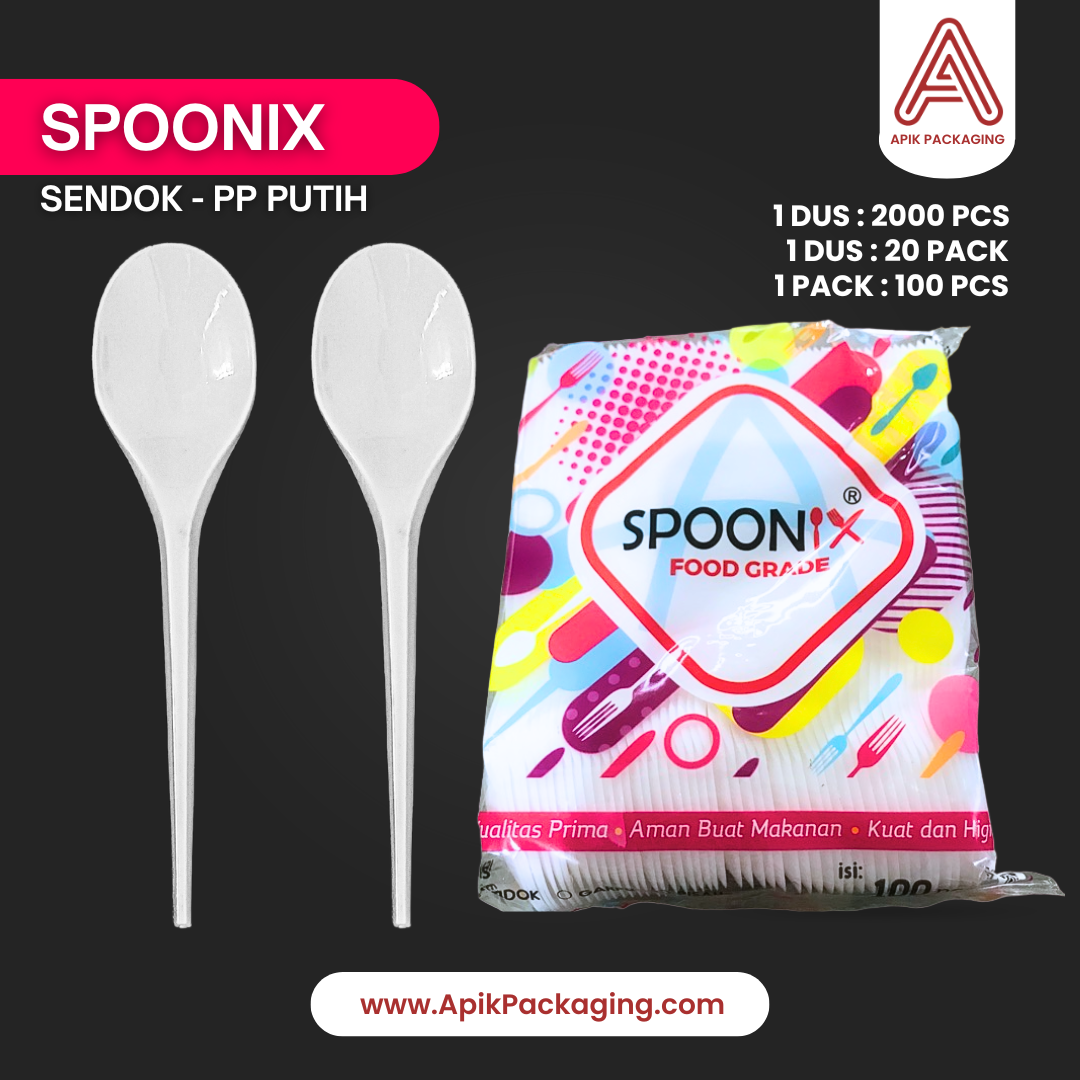 Sendok - PP Putih Spoonix