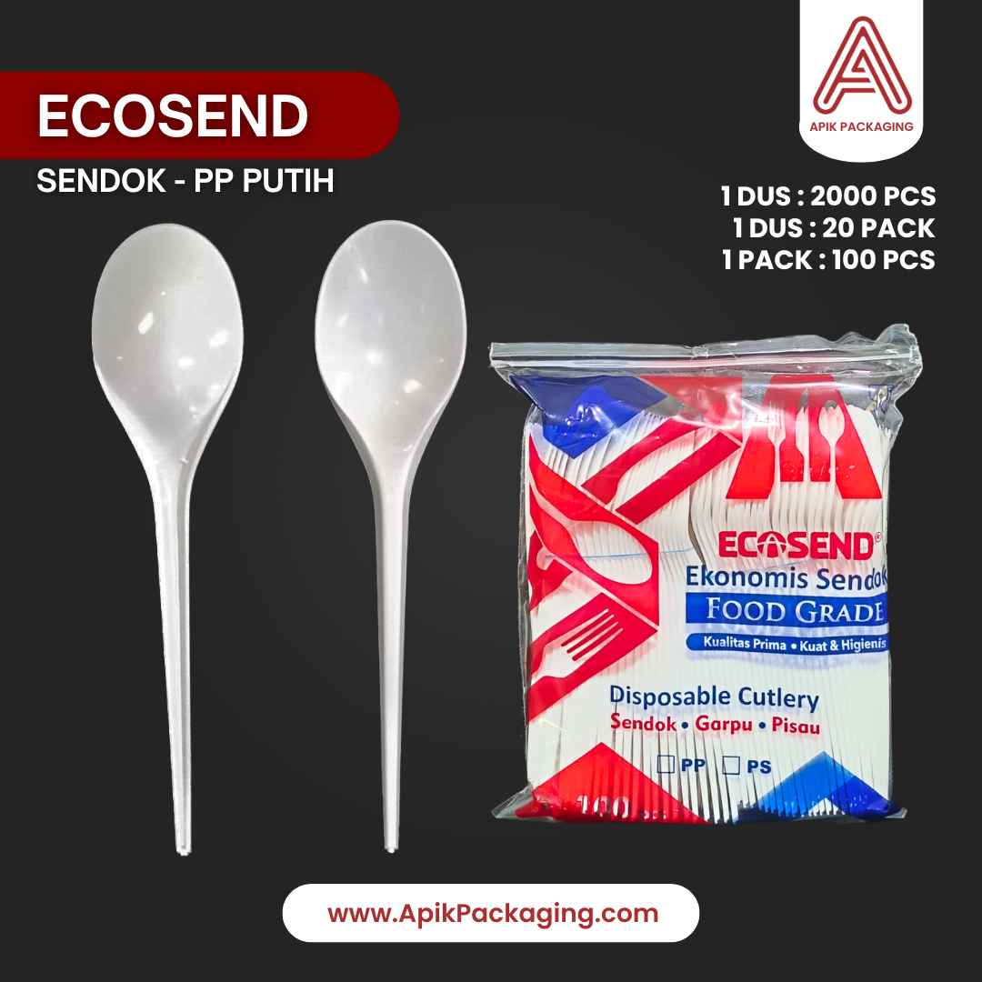 Sendok - PP Putih Ecosend
