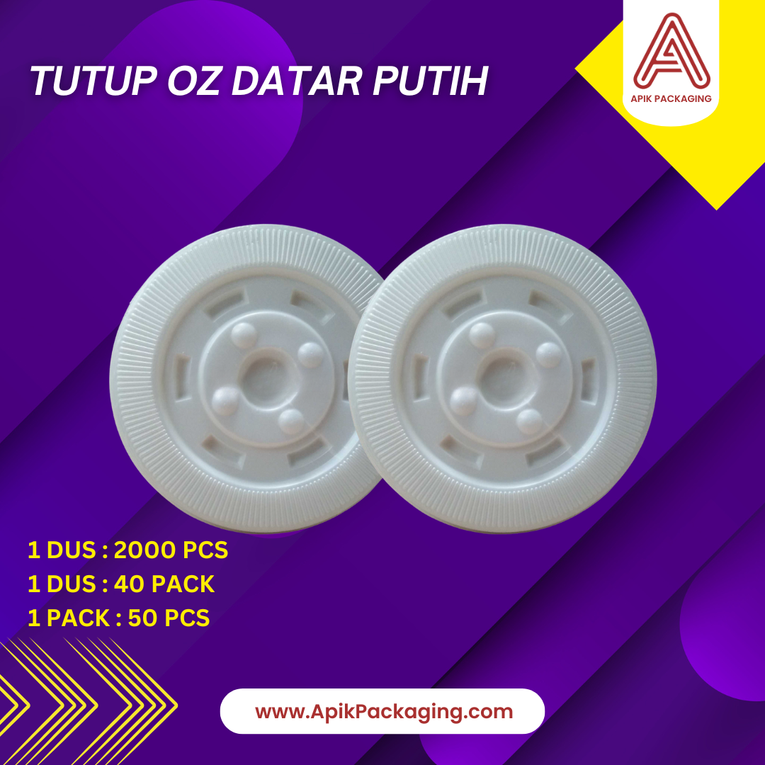Tutup Oz Datar Putih