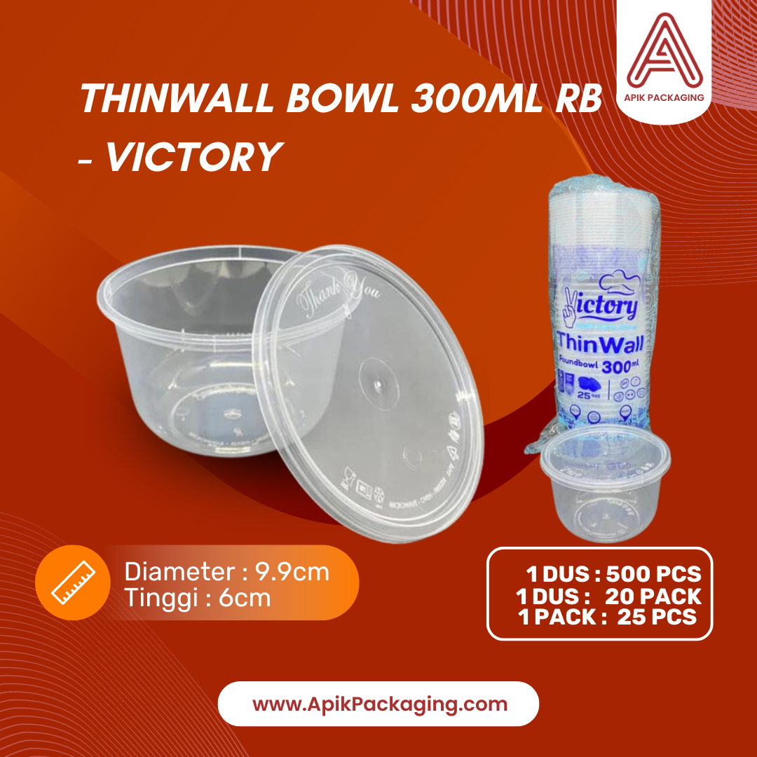Thinwall Bowl Victory 200 ML, 300 ML, 400 ML