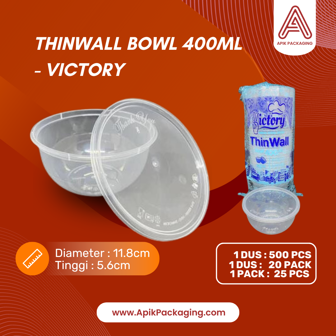 Thinwall Bowl Victory 200 ML, 300 ML, 400 ML