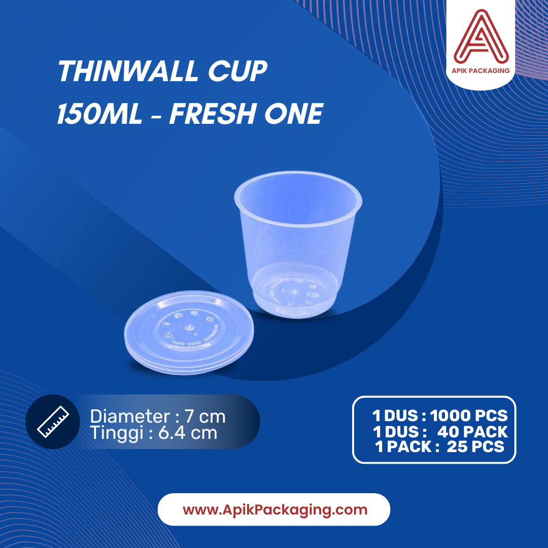 Thinwall Cup Fresh One 25 ML, 100 ML, 150 ML