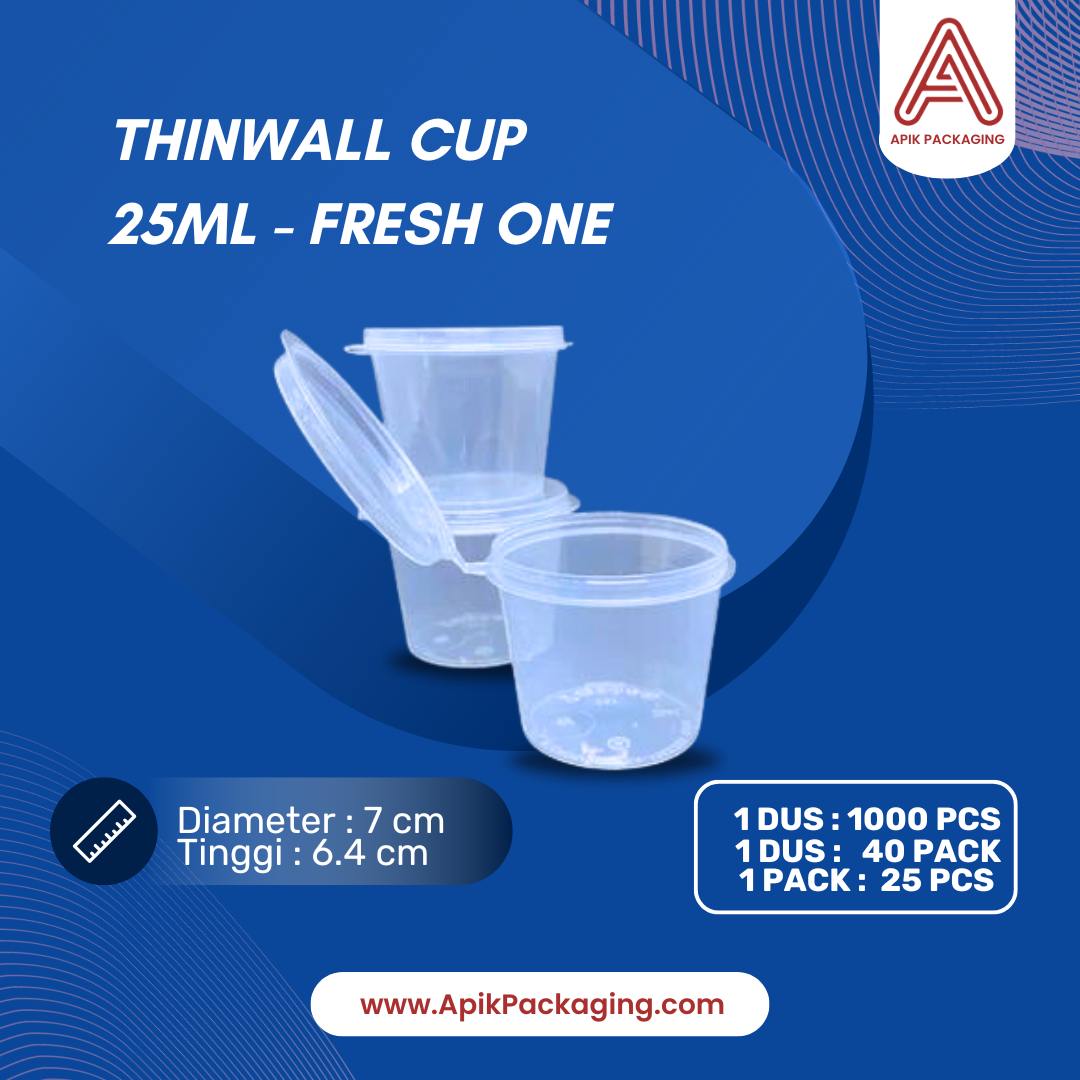 Thinwall Cup Fresh One 25 ML, 100 ML, 150 ML