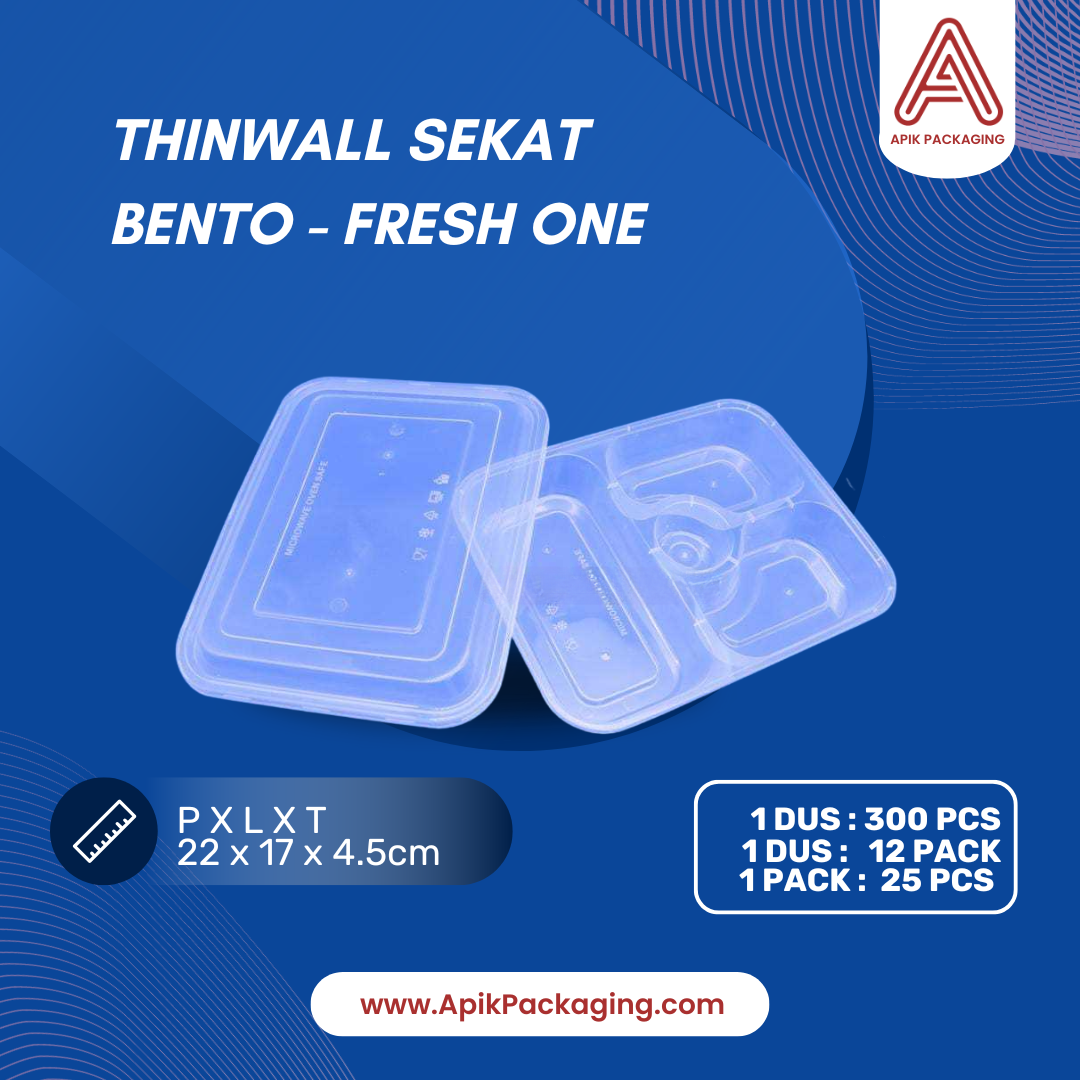Thinwall Sekat Bento dan Shusi Fresh One