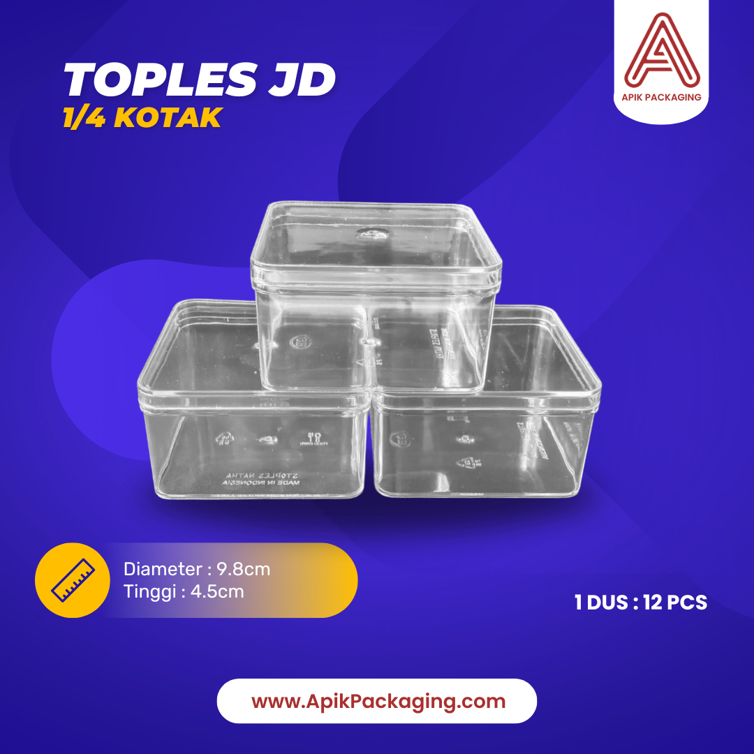 Toples JD 1/2 - 1/4 Bulat dan Kotak