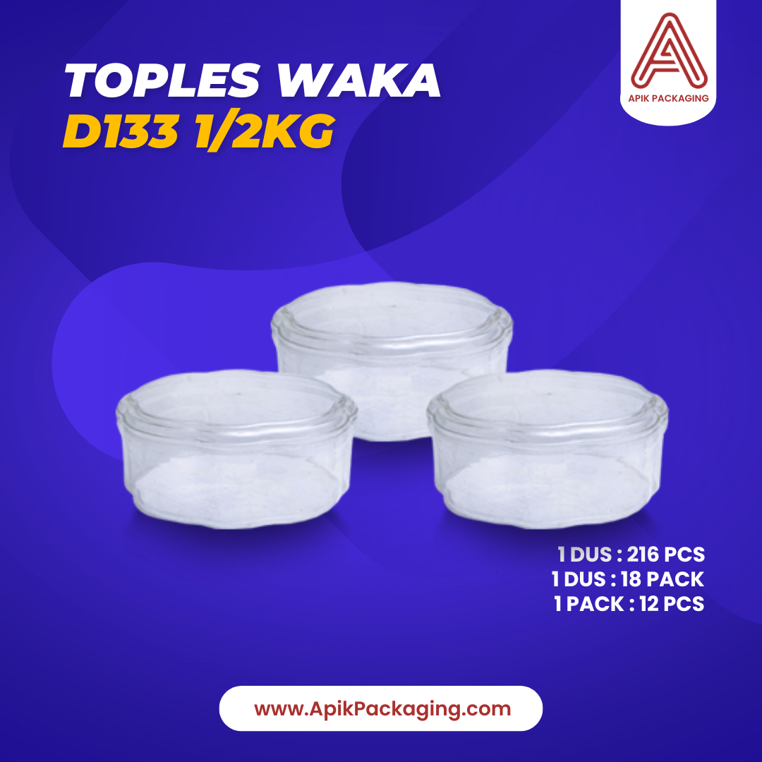 Toples Waka D130 1/4 KG, D133 1/2 KG, MELLY 1/4 KG, D240 1 KG, S110 1/4 KG, S188 1 KG, S142 1/2 KG, S150 1/2 KG, KIPAS 1/2 KG, 1320 1/2 KG, 512 ELEGANT 1/2 KG, 513 ELEGANT 1 KG, D125 1/4 KG, D140 KG, D185 3/4 KG, OVAL 1/4 KG