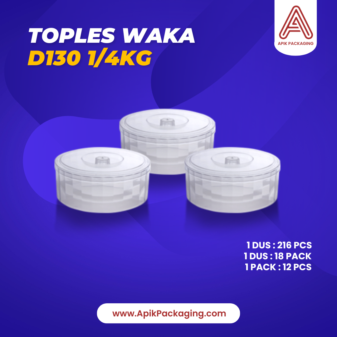 Toples Waka D130 1/4 KG, D133 1/2 KG, MELLY 1/4 KG, D240 1 KG, S110 1/4 KG, S188 1 KG, S142 1/2 KG, S150 1/2 KG, KIPAS 1/2 KG, 1320 1/2 KG, 512 ELEGANT 1/2 KG, 513 ELEGANT 1 KG, D125 1/4 KG, D140 KG, D185 3/4 KG, OVAL 1/4 KG