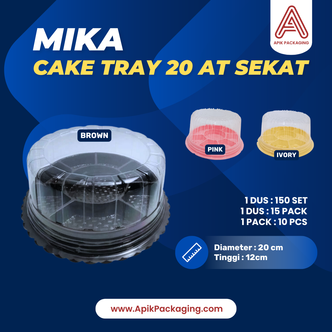 Mika Cake Tray 15 AT, 20 AT SEKAT, 20 AT, 28 AT, 30 AT, 280 AT SQUARE, 300 AT SQUARE