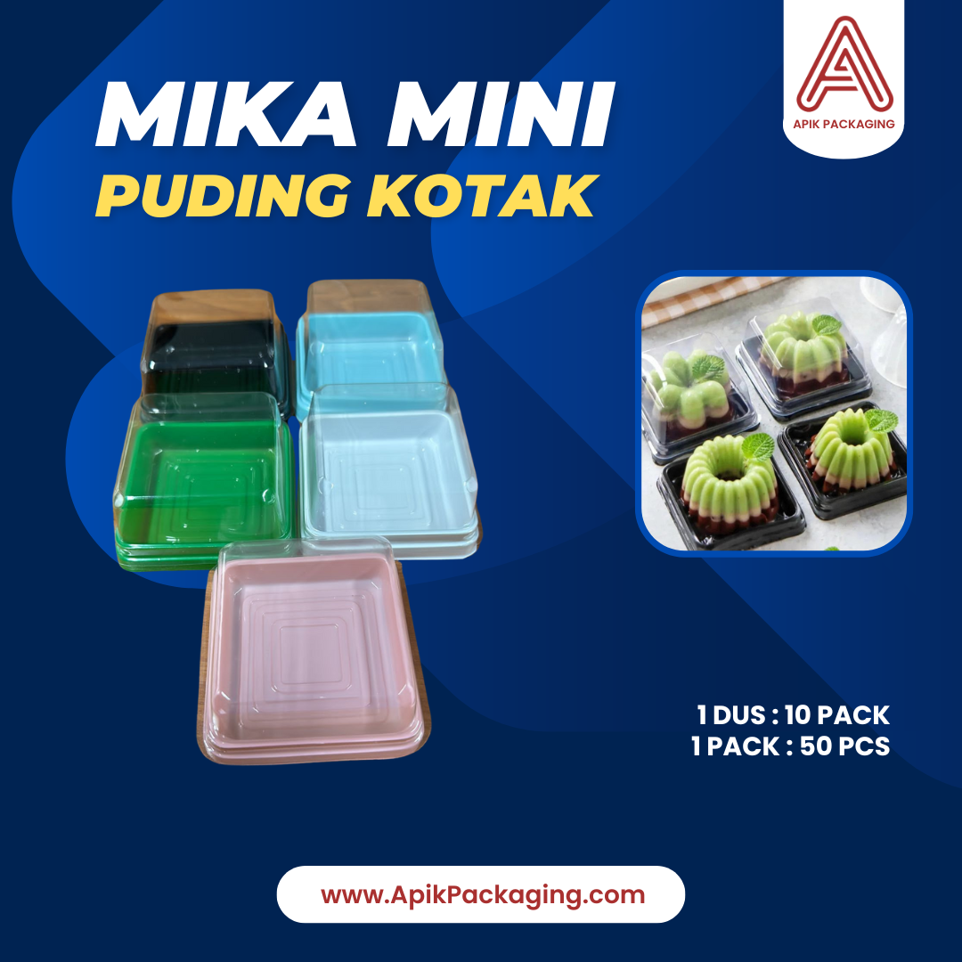 Mika Mini Puding Kotak dan Bulat