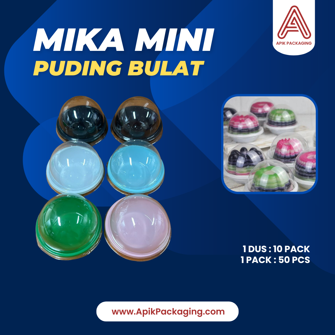 Mika Mini Puding Kotak dan Bulat