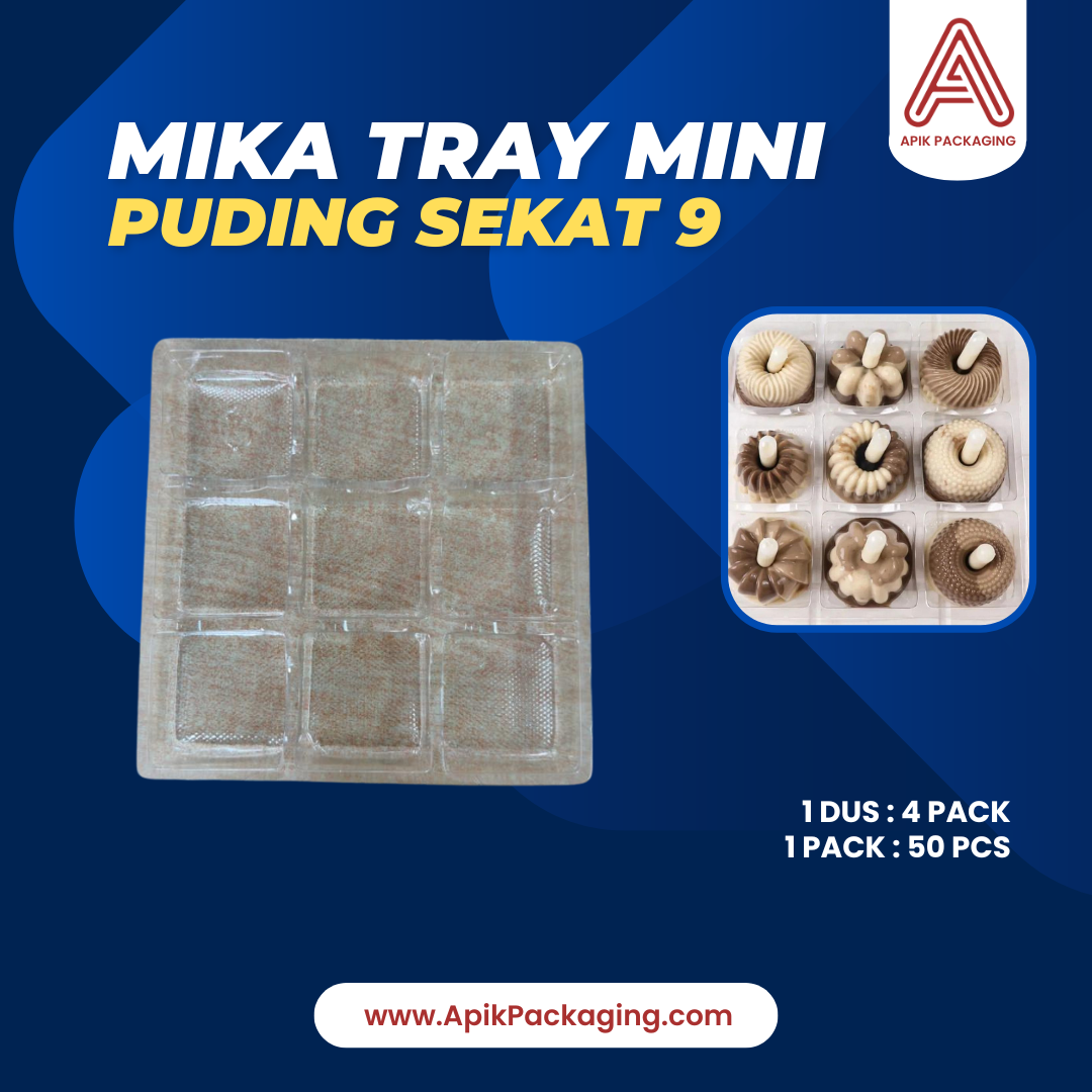 Mika Tray Mini Puding Sekat 9