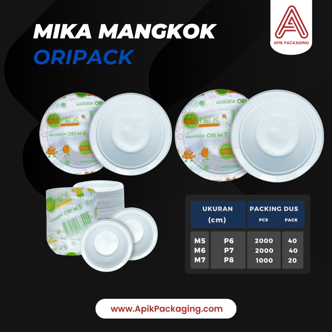 Mika Piring ( Oripack dan MKP) dan Mika Mangkok (Oripack dan MKP)