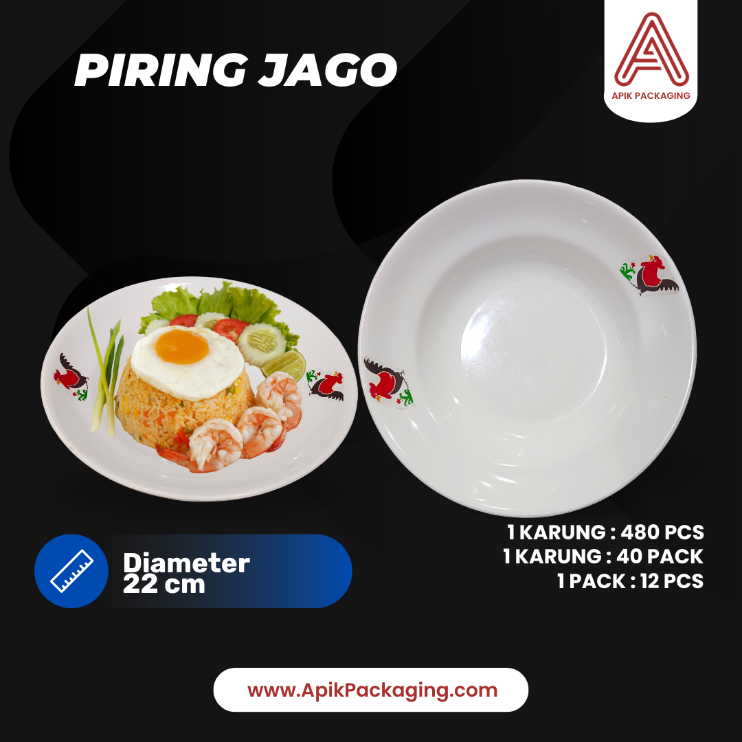 Piring Jago dan Mangkok Jago