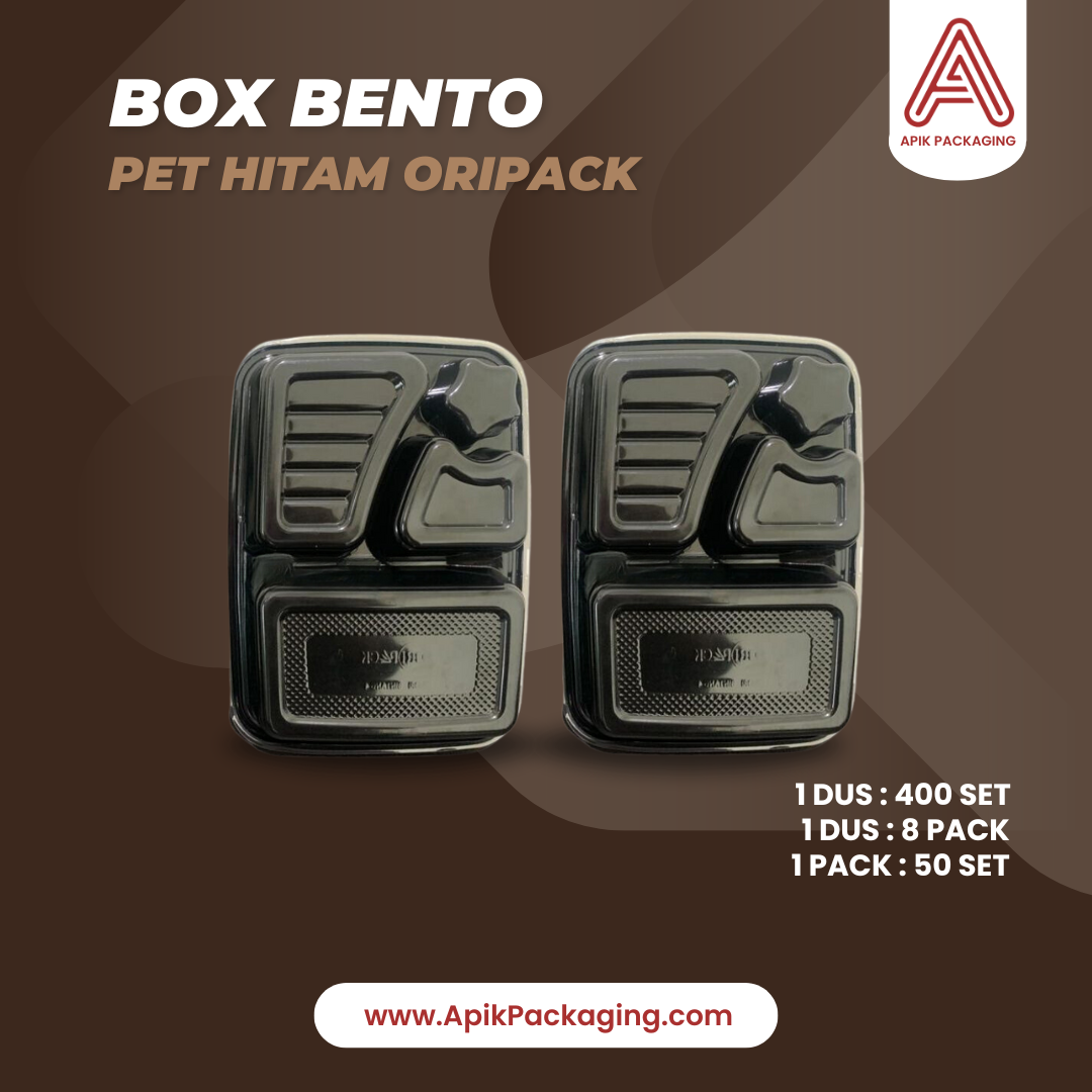 Box Bento Pet Bintang, Bear Hitam, CKP, Interpack, Pet Hitam Oripack, SG Alas dan Tutup Hitam, SG Alas dan Tutup Putih