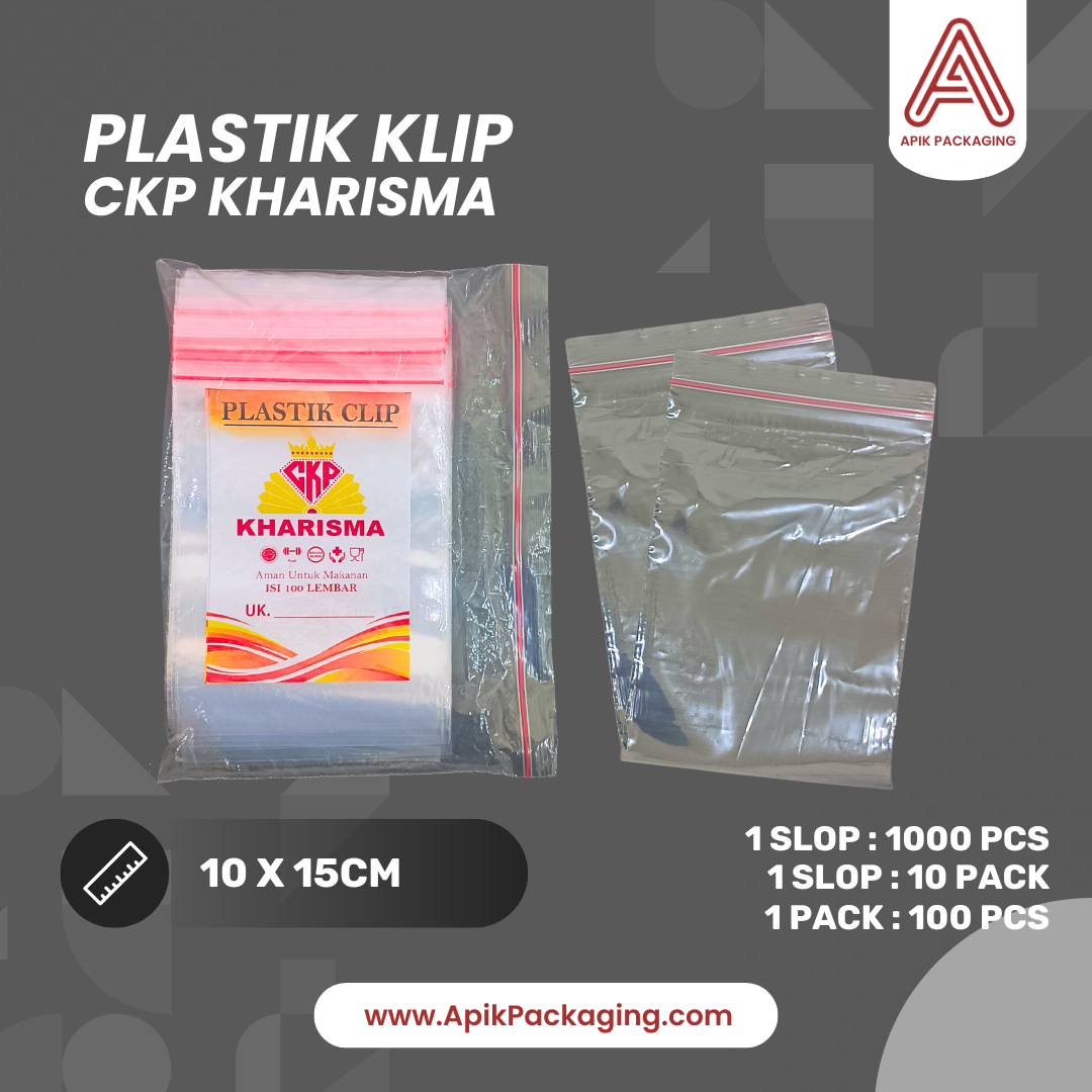 Plastik Klip CKP Kharisma 10X15CM, 8,7X13CM, 8X12CM, 7X10CM, 6X10CM, 5X8CM, 4X6CM