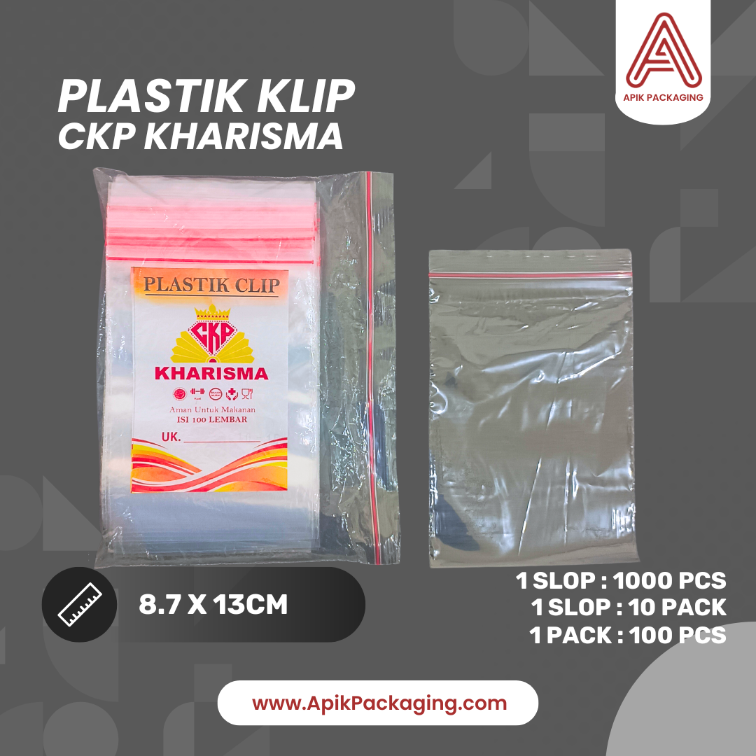 Plastik Klip CKP Kharisma 10X15CM, 8,7X13CM, 8X12CM, 7X10CM, 6X10CM, 5X8CM, 4X6CM