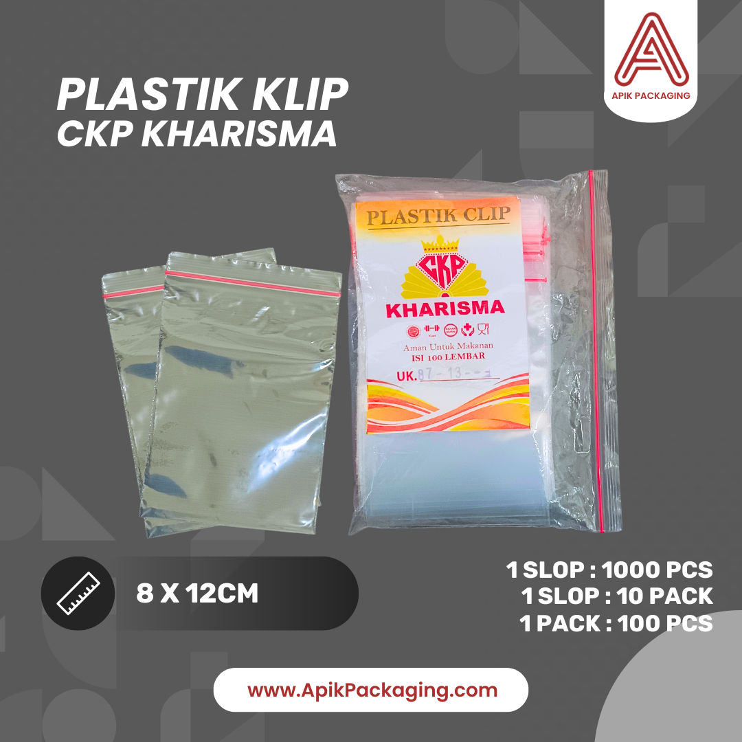 Plastik Klip CKP Kharisma 10X15CM, 8,7X13CM, 8X12CM, 7X10CM, 6X10CM, 5X8CM, 4X6CM