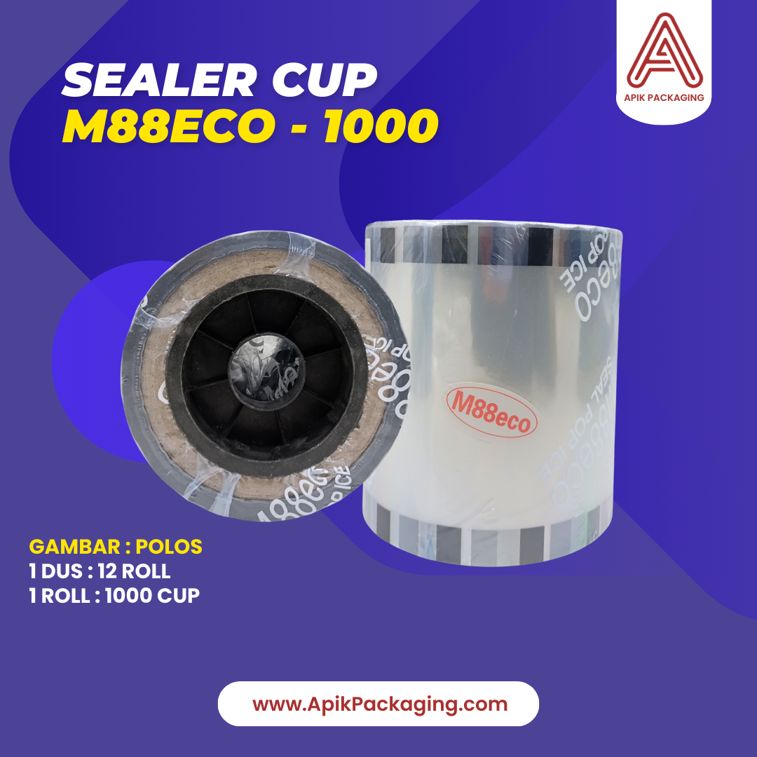 Sealer Cup M88ECO - 1000 Variasi Kartun, Buah, Polos