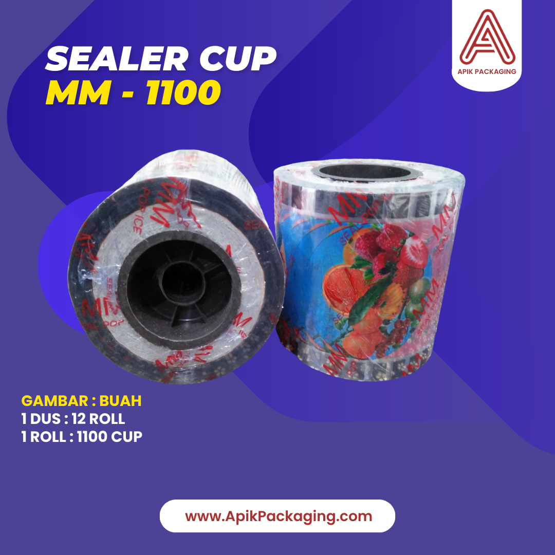 Sealer Cup MM - 1100 Variasi Buah, Kartun, Polos