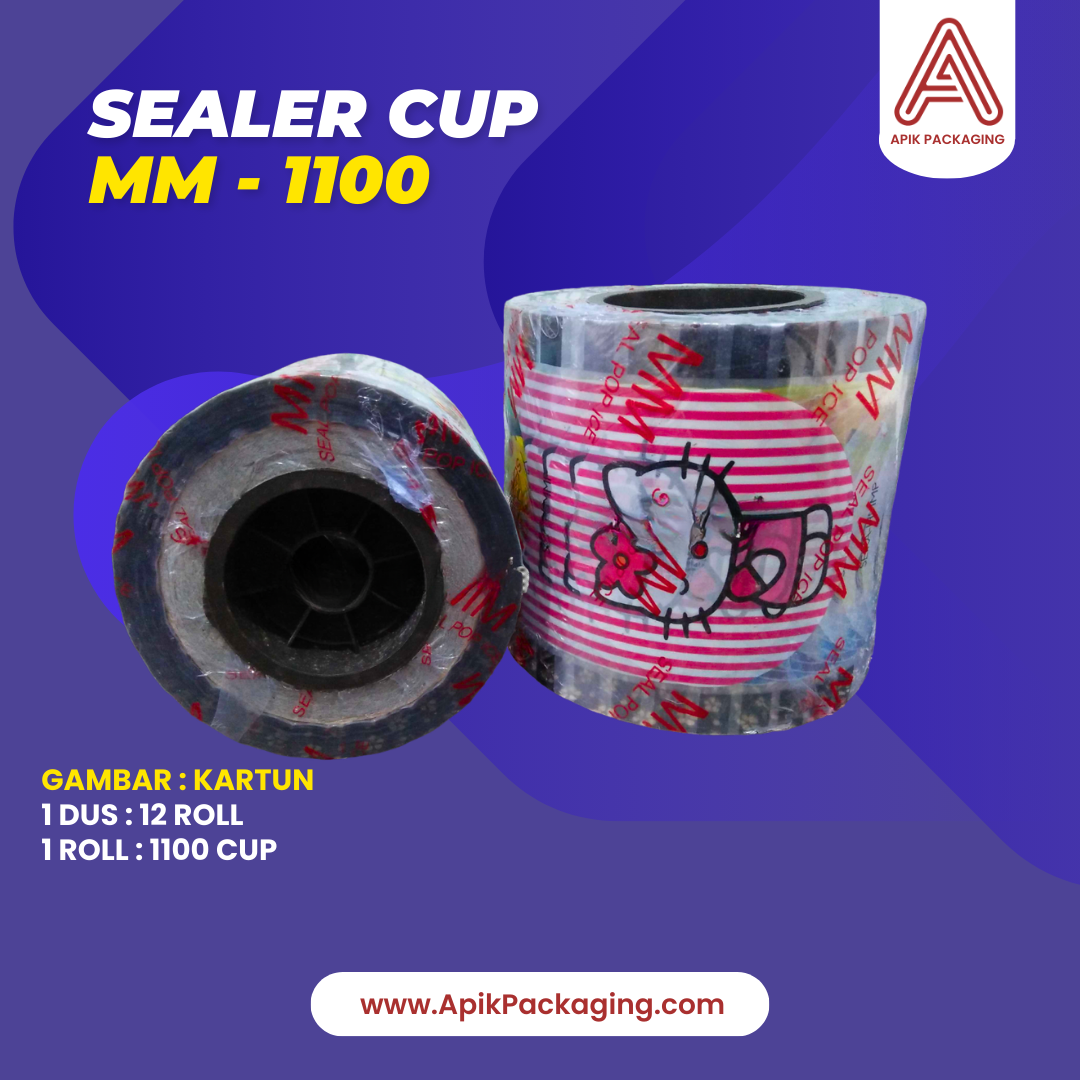 Sealer Cup MM - 1100 Variasi Buah, Kartun, Polos