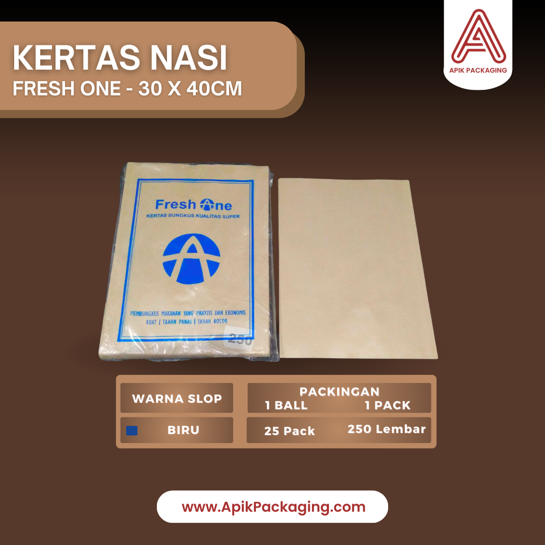 Kertas Nasi Fresh One 27X37 CM, 28X38 CM, 30X40 CM