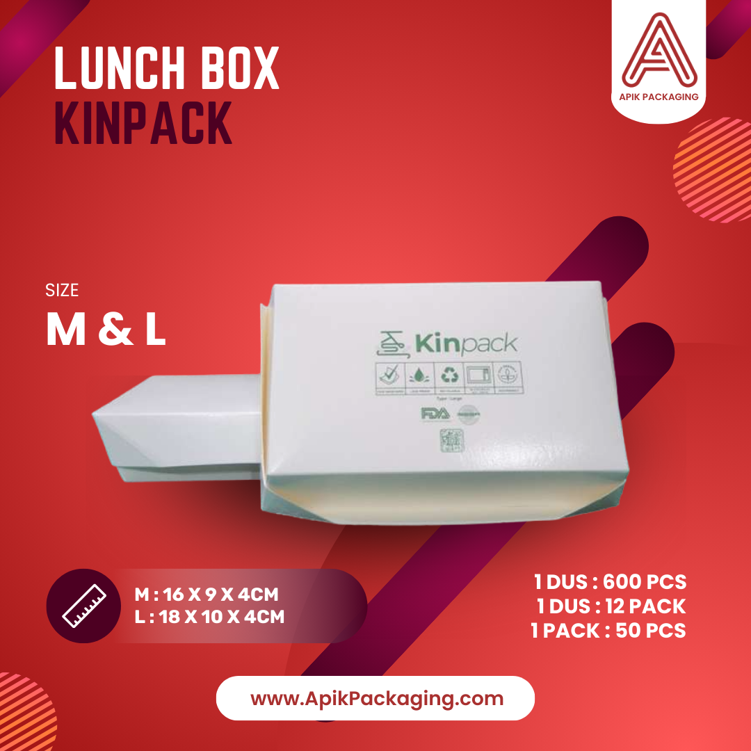 Lunch Box KINPACK M, L, dan Sekat 5